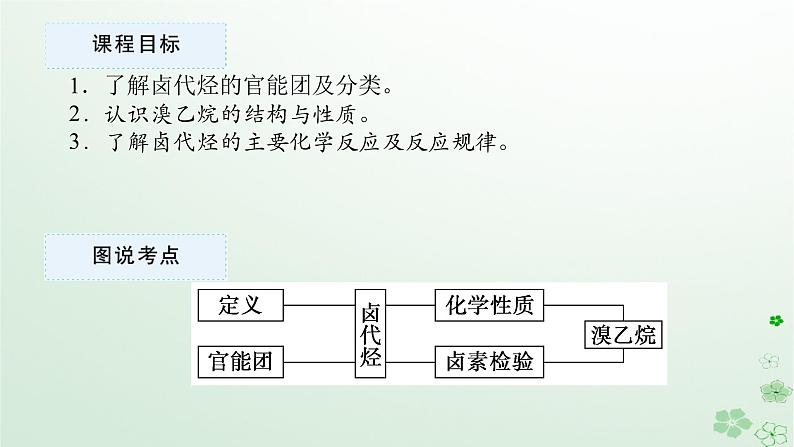 新教材2023版高中化学第三章烃的衍生物第一节卤代烃课件新人教版选择性必修3第2页