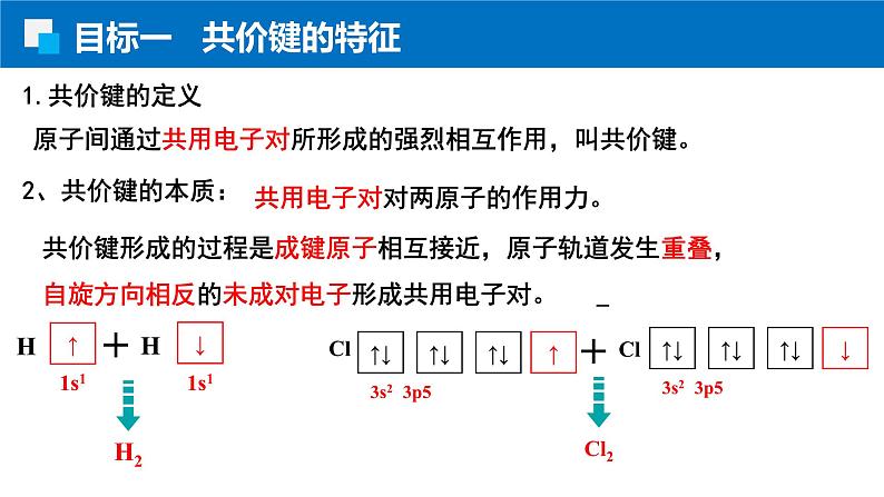 2.1.1共价键的特征与类型 人教版高二化学选择性必修2课件04