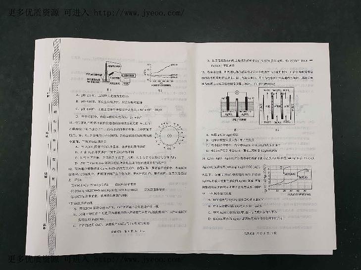 陕西省渭南市2023-2024学年高三教学质量检测（I）化学试题03