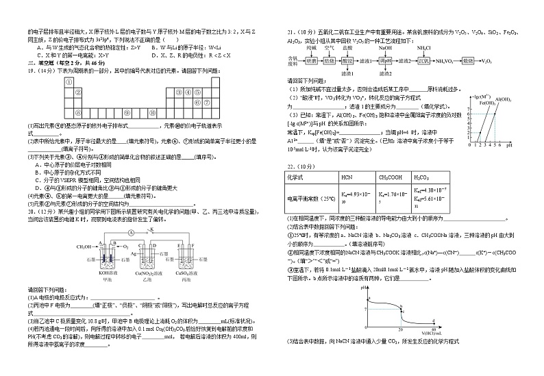 2024宜春宜丰中学高二上学期12月月考试题化学含解析第2页