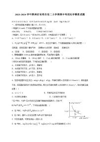 2023-2024学年陕西省宝鸡市高二上册期中考试化学试题（附答案）