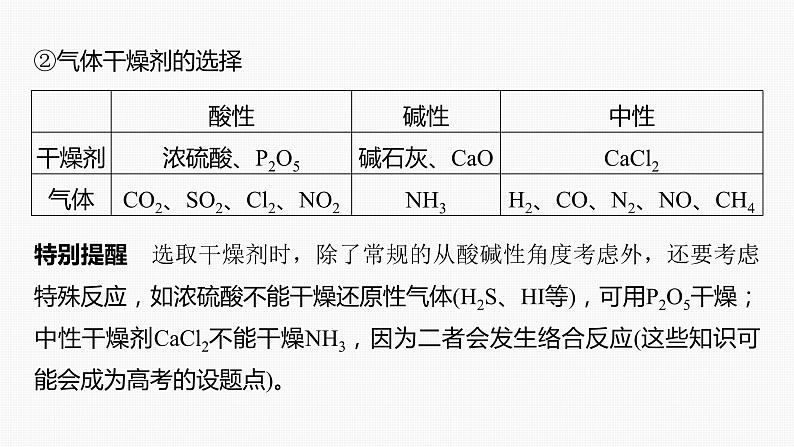 专题七　选择题专攻　5.实验仪器连接及现象作用描述 课件-2024年高考化学二轮复习第6页