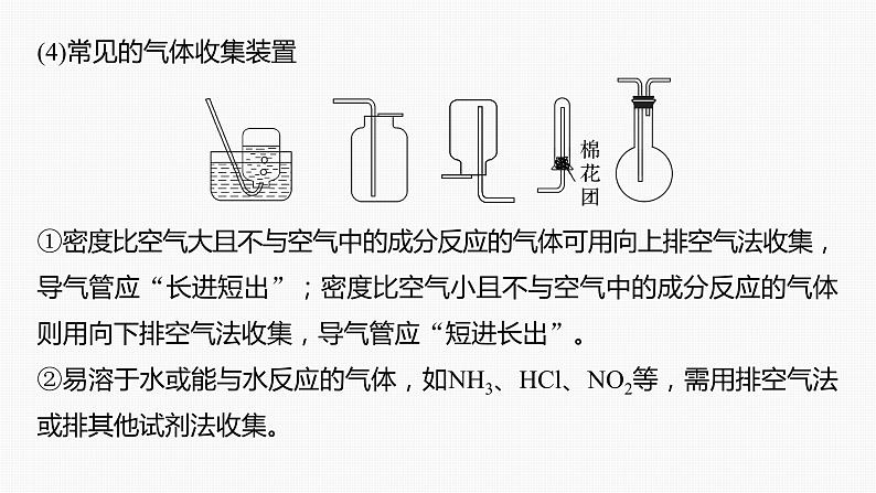 专题七　选择题专攻　5.实验仪器连接及现象作用描述 课件-2024年高考化学二轮复习第7页