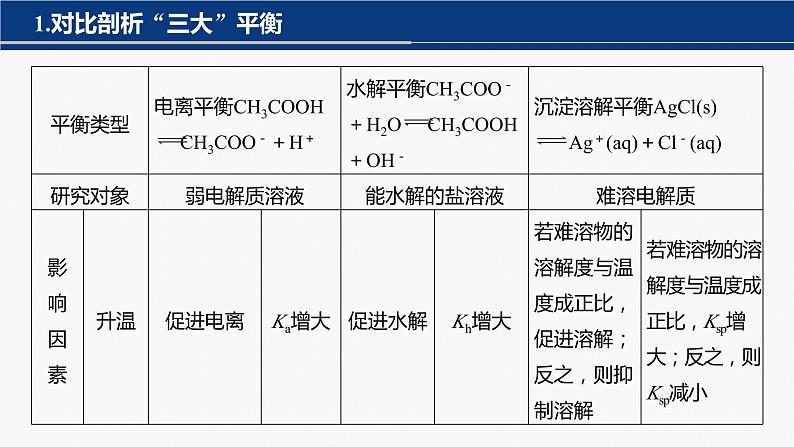 专题六　选择题专攻　1.电离平衡、水解平衡及沉淀溶解平衡的分析应用 课件-2024年高考化学二轮复习第3页