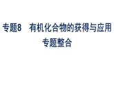 苏教版高中化学必修第二册专题8有机化合物的获得与应用整合课件