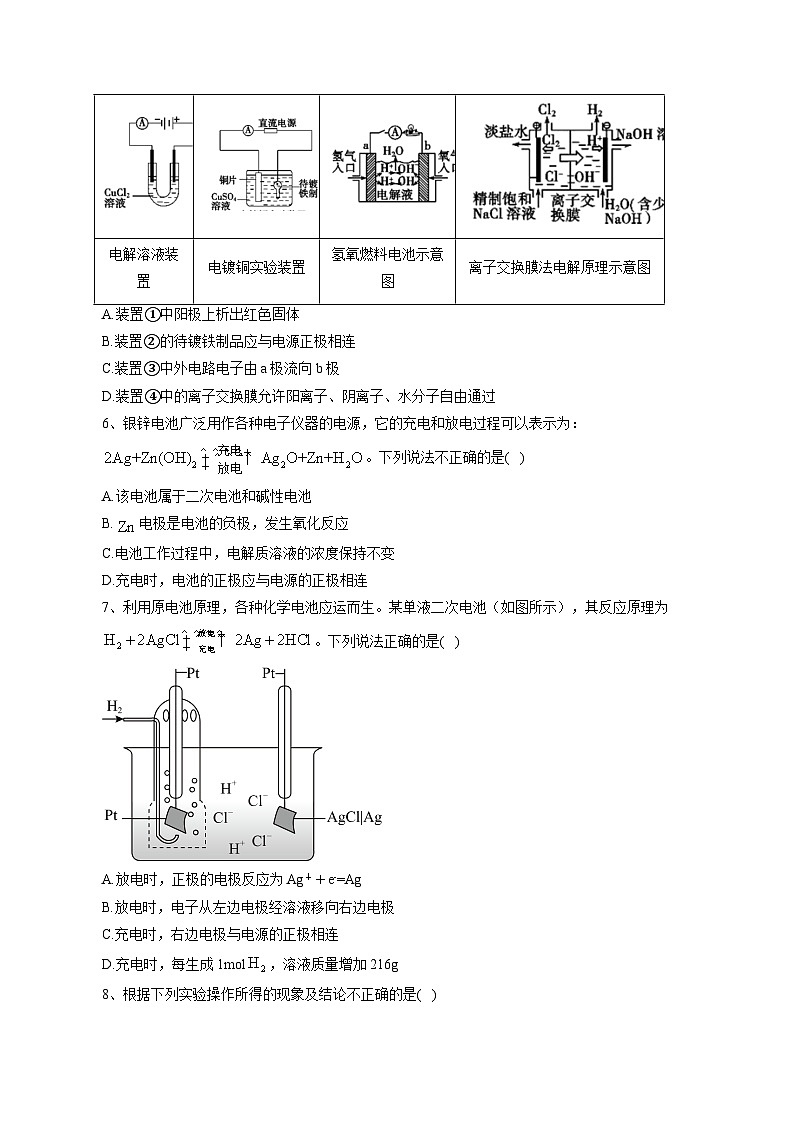 黑龙江省海林市2023-2024学年高二上册期末化学检测试卷（附答案）第2页