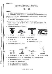 海南省海口市2024届高三上学期摸底考试化学试卷