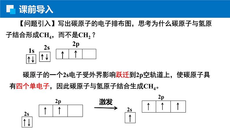 2.2.3杂化轨道理论 人教版高二化学选择性必修2课件02