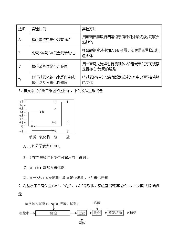 山东省德州市夏津县育中万隆中英文高级中学2023-2024学年高一上学期12月月考化学试题含答案第3页