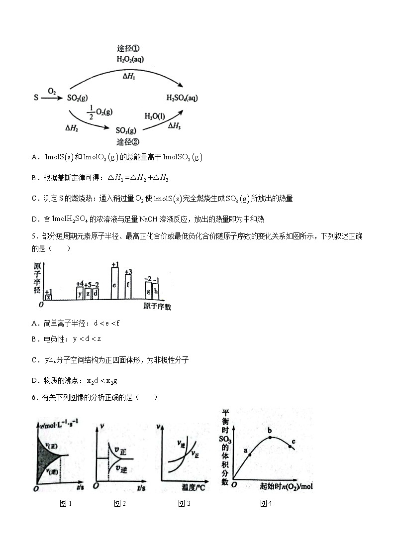 25，辽宁省部分学校2023-2024学年高二上学期1月期末化学试题02