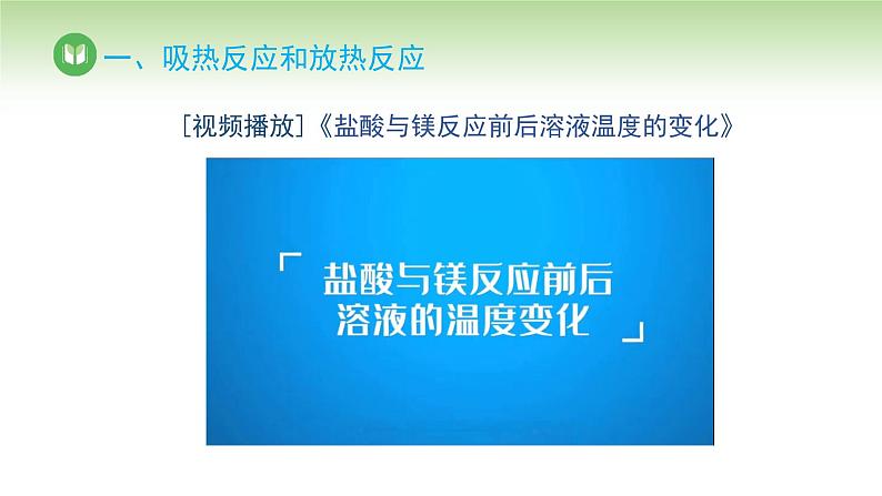 人教版高中化学必修二课件 第六章 第一节 第一课时 化学反应与热能（课件）04