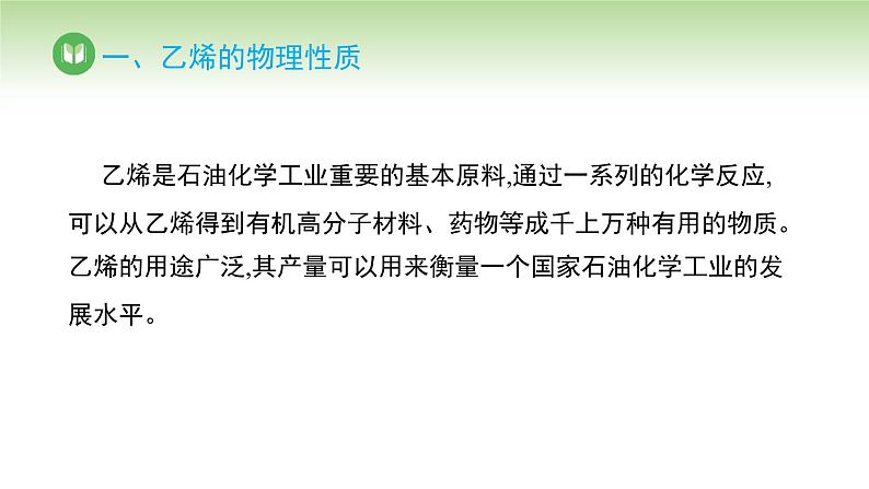 人教版高中化学必修二课件 第七章 第二节 第一课时 乙烯（课件）第3页