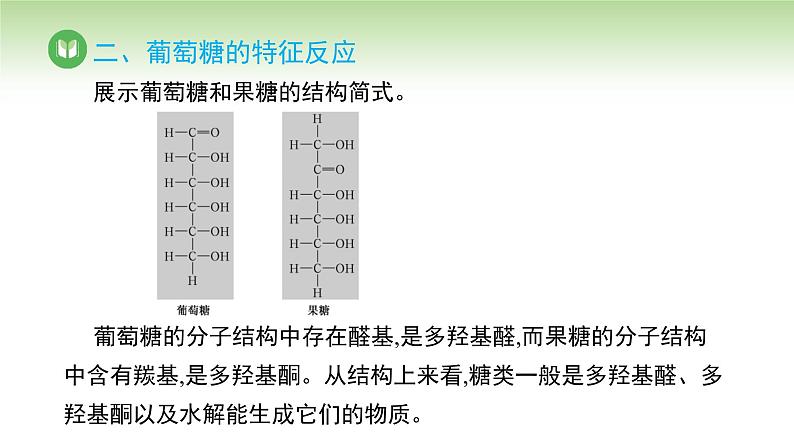 人教版高中化学必修二课件 第七章 第四节 第一课时 糖类（课件）第8页