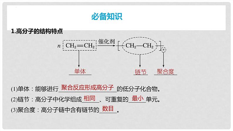 第67讲 合成高分子+有机合成路线设计-2024高考化学一轮复习高频考点精讲（新教材新高考）课件PPT04