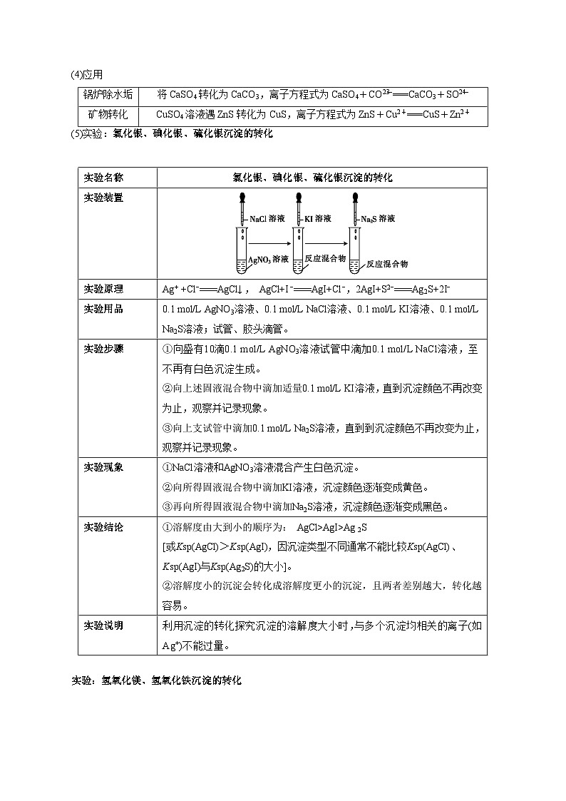 3.4 沉淀溶解平衡（第2课时 沉淀溶解平衡的应用）（原卷版）-高二化学同步素养目标精品讲义（人教版选择性必修1）第3页