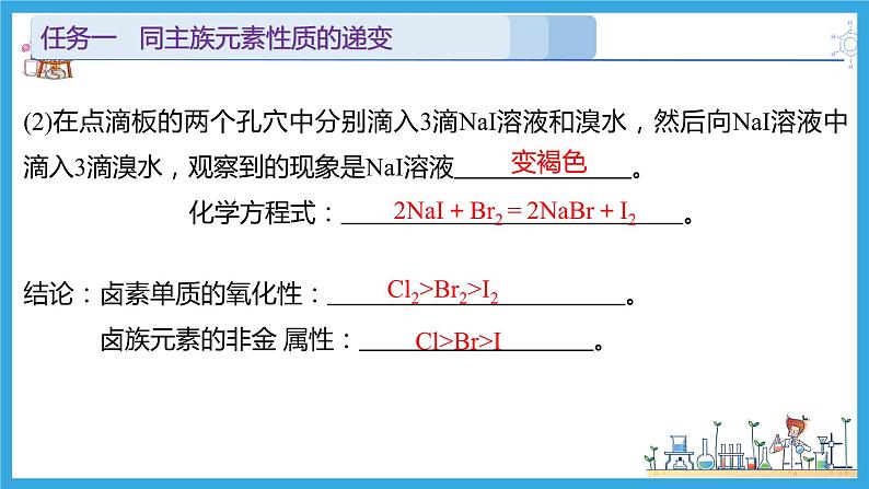 4 实验活动3 同周期、同主族元素性质的递变（教学课件）07