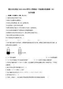 2024重庆长寿区八校高一上学期1月期末联考试题化学含解析