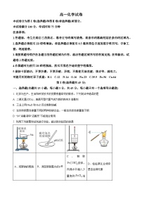 2024省齐齐哈尔高一上学期期末考试化学含解析