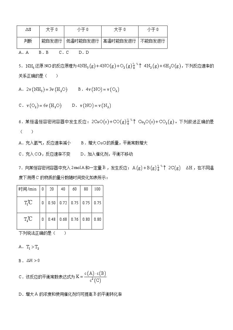 海南省海口市两校2023-2024学年高二上学期11月学业水平测试期中联考化学试题含答案第2页