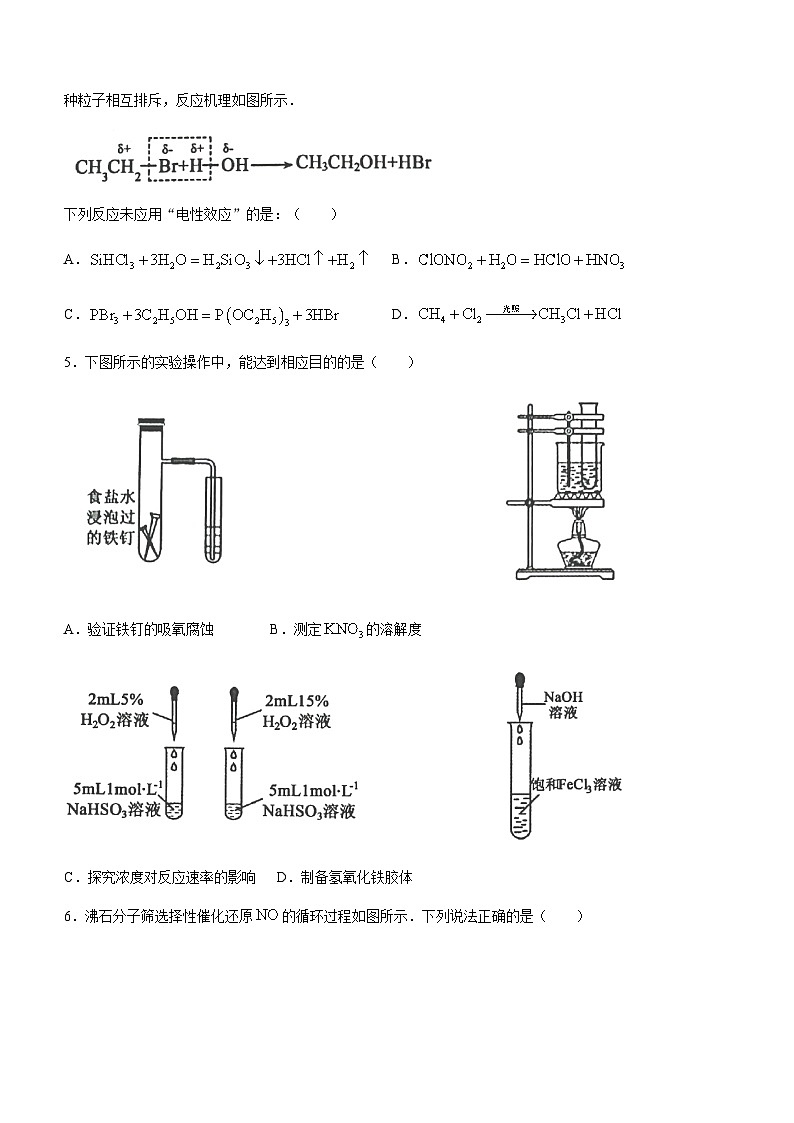 山东省济宁市2023-2024学年高三上学期1月质量检测化学试题含答案第2页