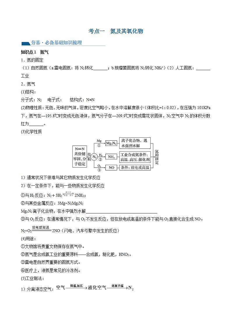 第14讲 氮及其化合物（讲义）（原卷版）第3页