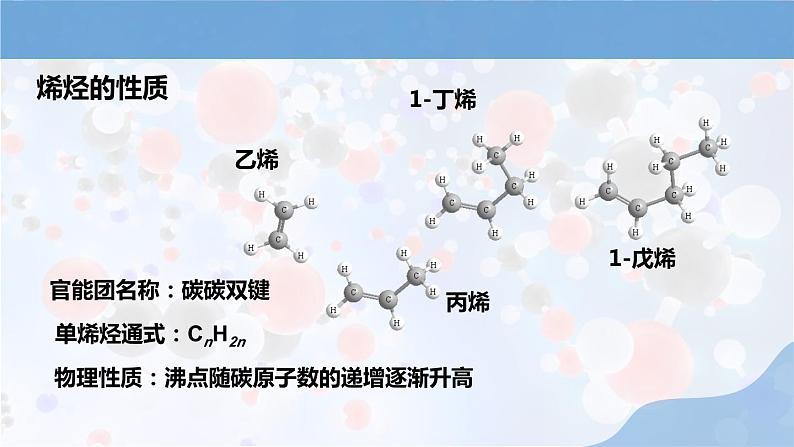 新人教版高中化学选择性必修三第二章第二节第1课时 《烯烃》课件第3页