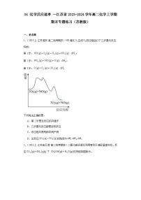 04化学反应速率--江苏省2023-2024学年高二化学上学期期末专题练习（苏教版）