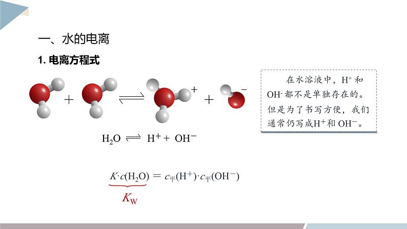 3.1 课时1 水的电离  强、弱电解质  课件 高二化学鲁科版（2019）选择性必修1第4页