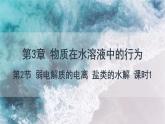 3.2 课时1 弱电解质的电离平衡  课件 高二化学鲁科版（2019）选择性必修1