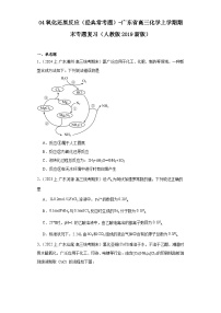 04氧化还原反应（经典常考题）-广东省高三化学上学期期末专题复习（人教版2019新版）