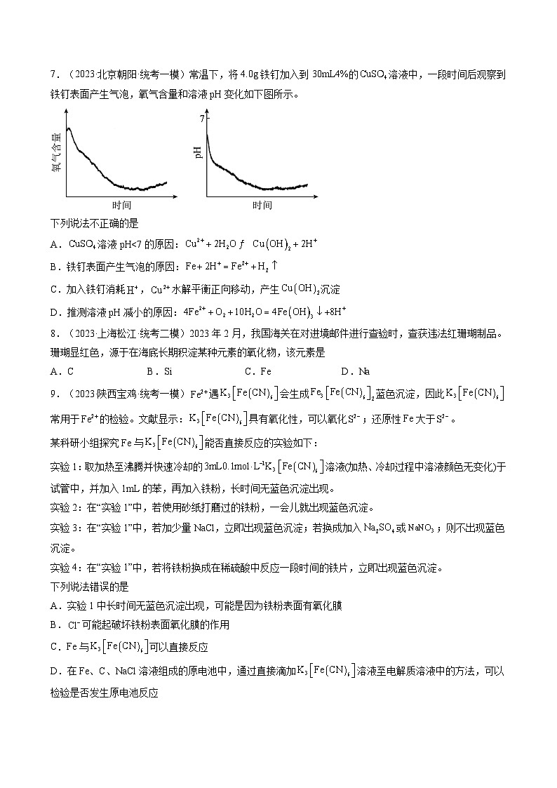 新高考化学复习讲义+练习 第10讲 铁及其重要化合物（讲义+练习）（原卷版）03
