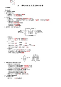 高三化学复习知识清单（通用版） 知识清单20  原电池原理与应用