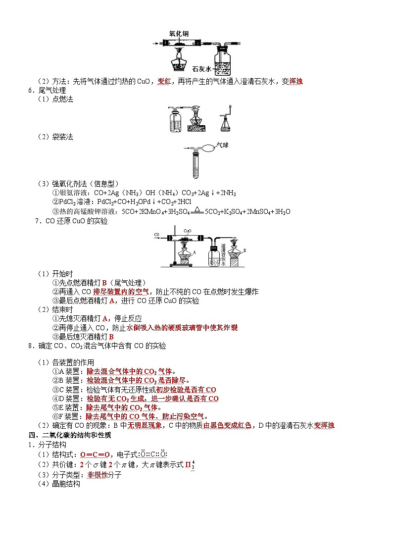高三化学复习知识清单（通用版） 知识清单11  碳、硅及其重要的化合物第3页