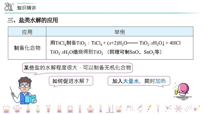 （人教A版选择性必修第一册）高二化学同步精品课件讲义 第20讲 盐类水解的影响因素及应用（下）（PPT课件）第8页