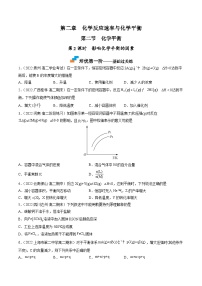 人教版 (2019)选择性必修1第二节 化学平衡课时练习