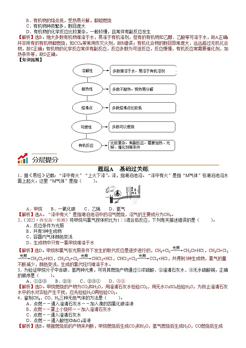人教版2019 高中化学 必修2 同步讲义第13讲烷烃的性质03