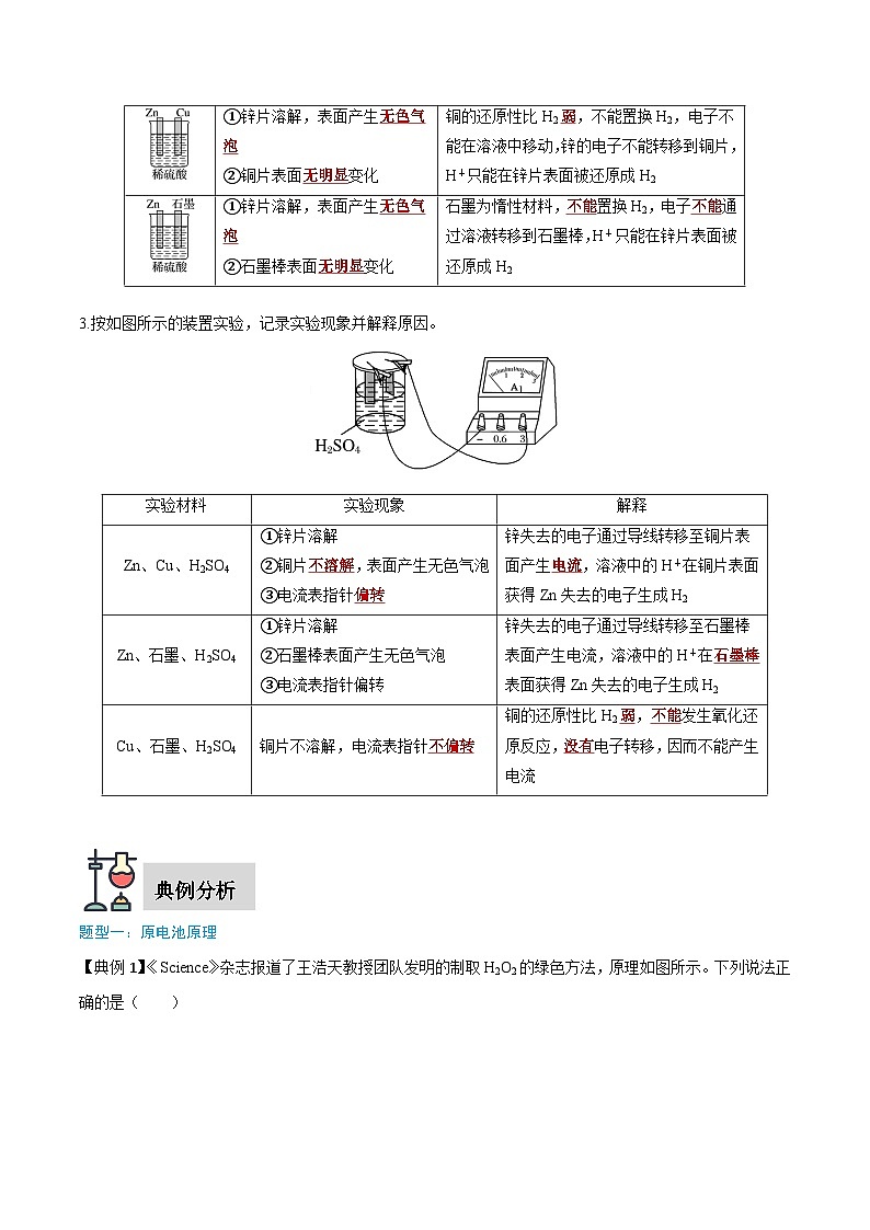 实验活动6 化学能转化成电能（解析版）第2页