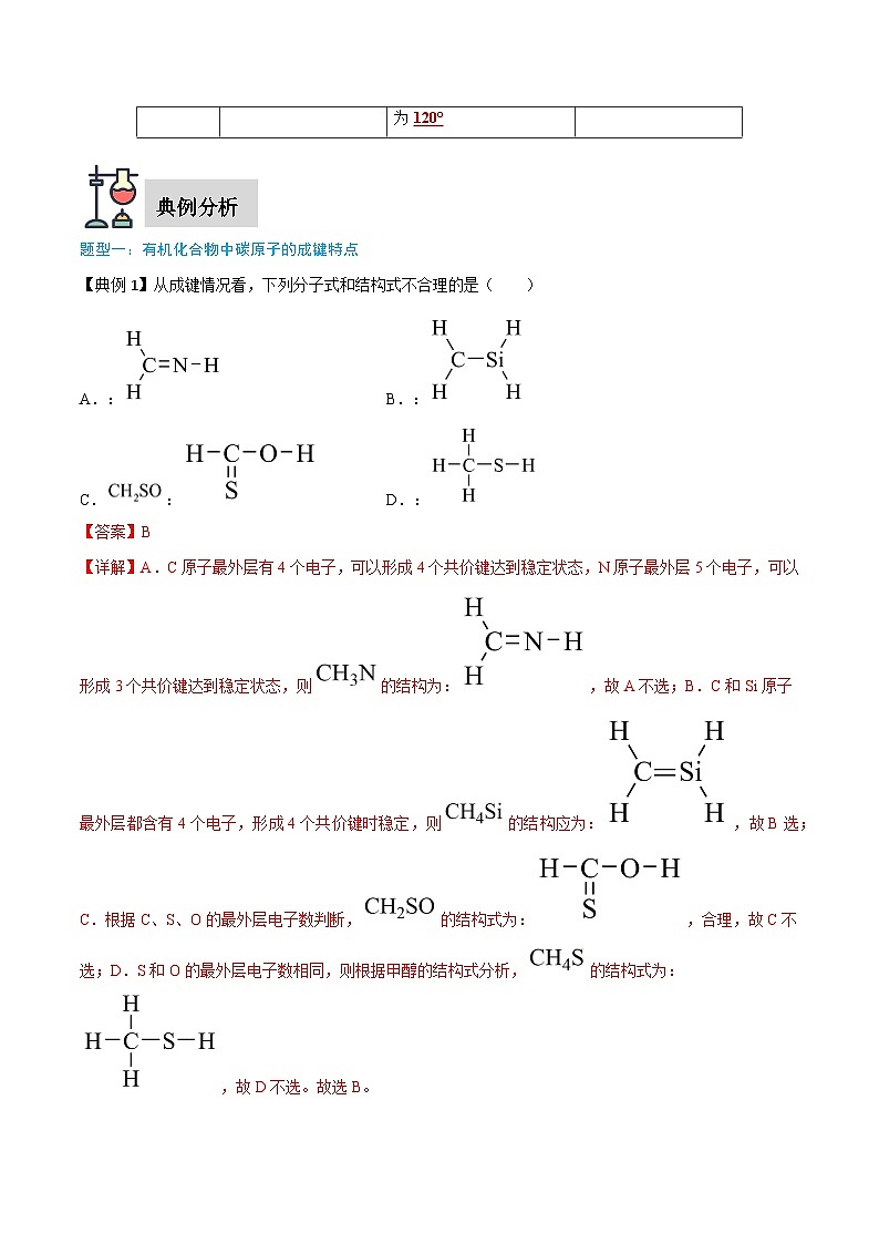 实验活动8 搭建球棍模型认识有机化合物分子结构的特点-高一化学同步讲练测（人教版必修第二册）02