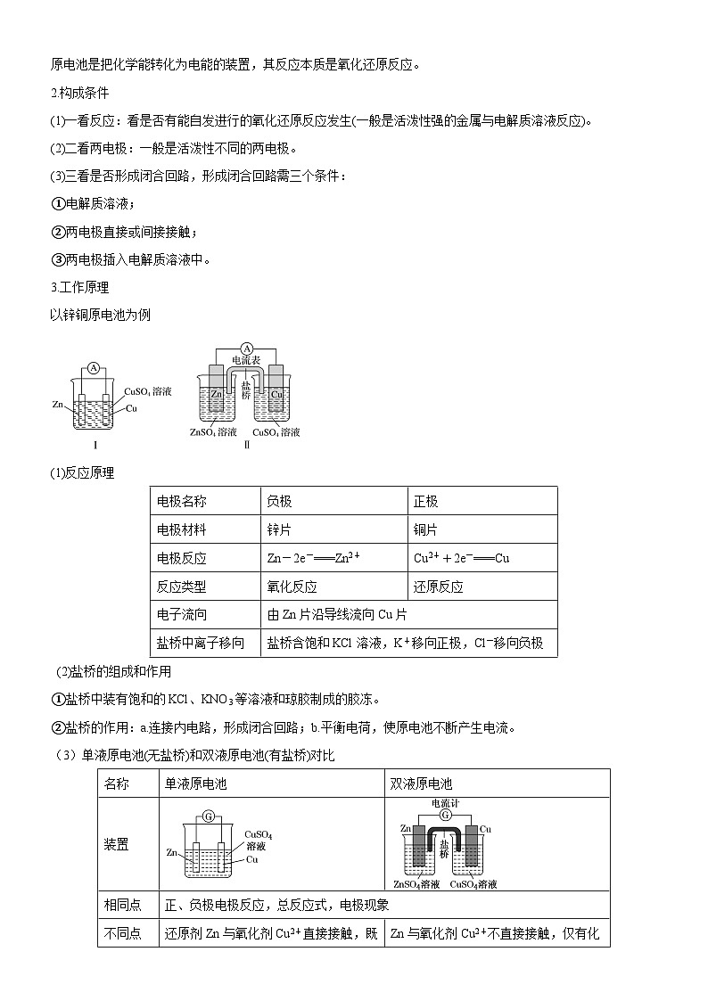 考点2  原电池   新型电源（核心考点精讲精练）-备战高考化学一轮复习（新高考专用）（原卷版）第2页