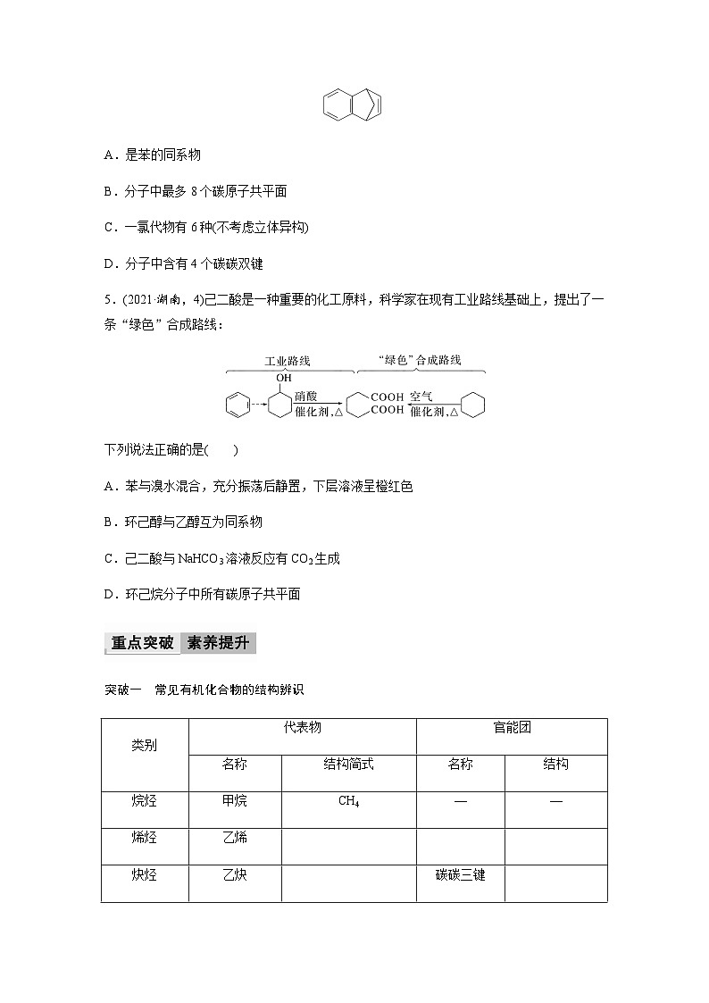 第七章　有机化合物  章末整合　重点突破  学案（含答案）—2024春高中化学人教版必修二03