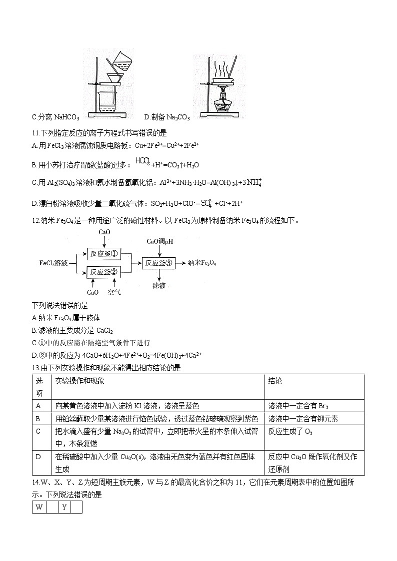 13，山东省临沂市2023-2024学年高一上学期1月期末考试化学试题(1)03