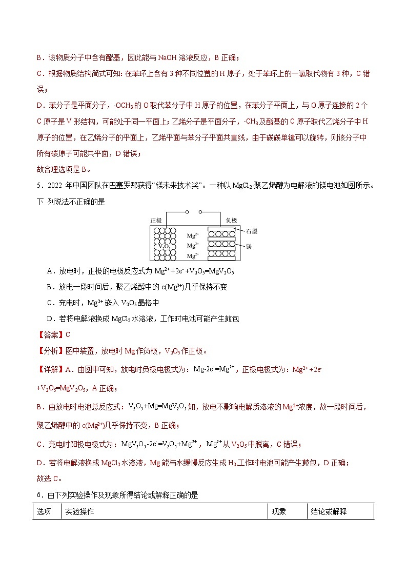黄金卷06（全国卷老教材）-【赢在高考·黄金8卷】备战2024年高考化学模拟卷（全国卷专用）03