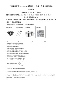 2024湛江高一上学期期末考试化学含解析