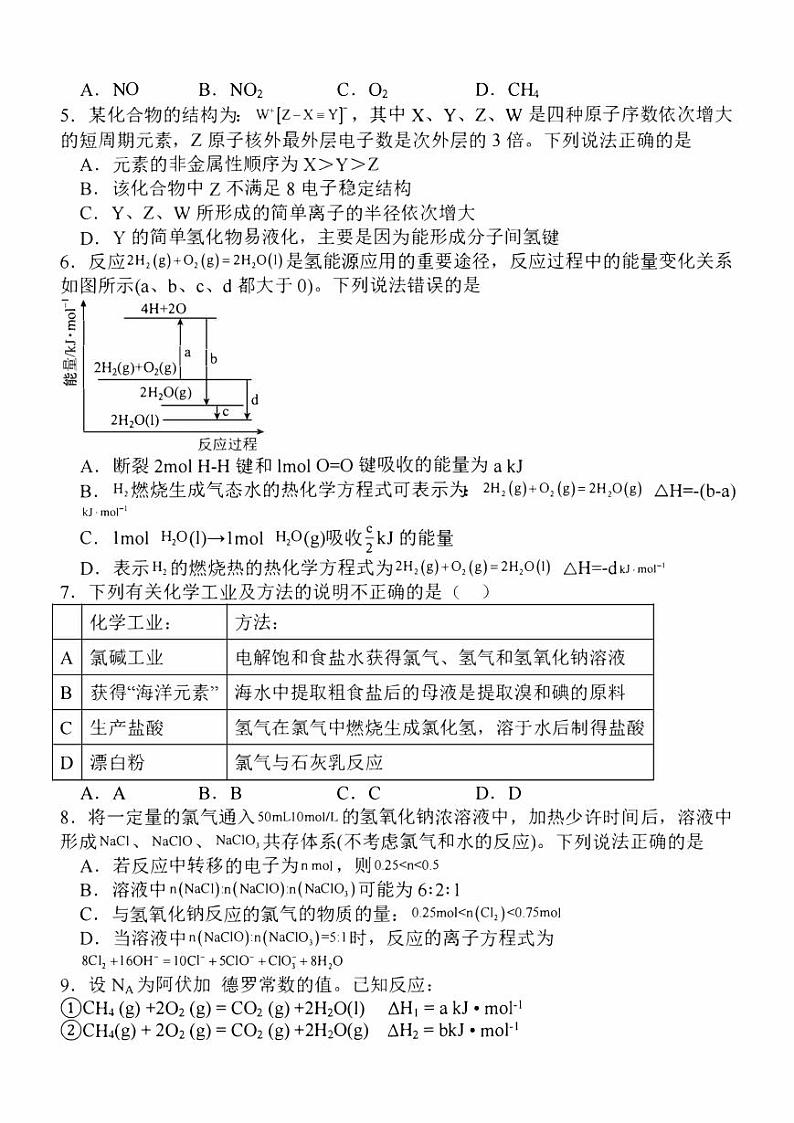 江苏省2023_2024高三化学上学期9月月考试题第2页
