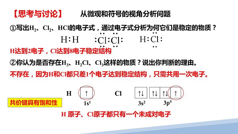 第二章第一节共价键第一课时 2024年高二选择性必修2《物质结构与性质》精品课件第6页