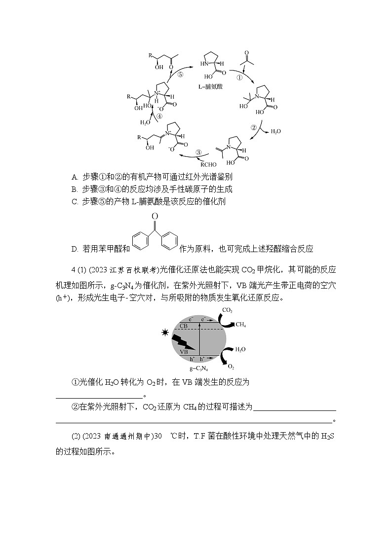 破难点2　微观机理描述题 多角度认识催化剂  热练（含解析）—2024年高考化学二轮复习第2页