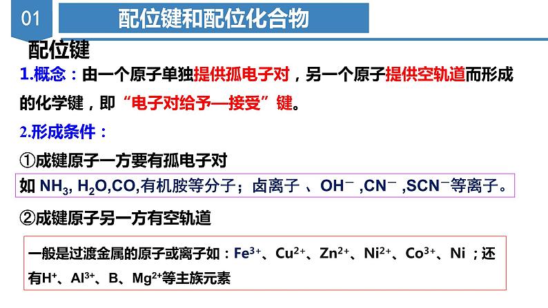 【沪科版】化学选修二  2.3 配位化合物和超分子（课件+练习）06