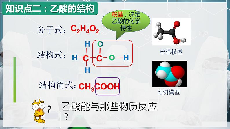 【沪科版】化学必修二  7.3.2 乙酸（课件+同步练习）08