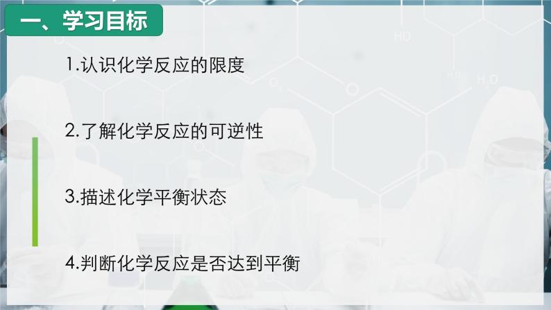 【沪科版】化学必修二  6.2.1 可逆反应和化学平衡状态（课件+同步练习）05