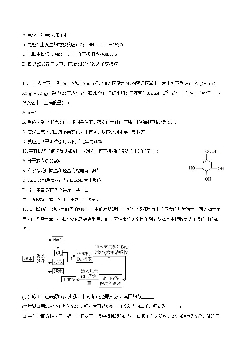 2022-2023学年天津市重点校高一（下）期末化学试卷（含详细答案解析）03